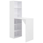 HKH Mesa de Bar com Armário - Branco
