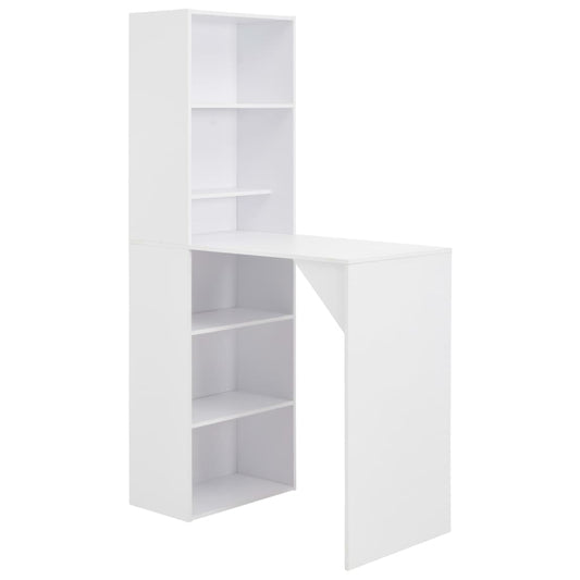 HKH Mesa de Bar com Armário - Branco