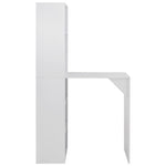HKH Mesa de Bar com Armário - Branco