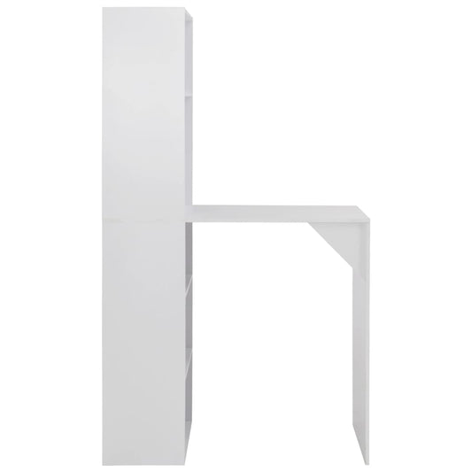 HKH Mesa de Bar com Armário - Branco