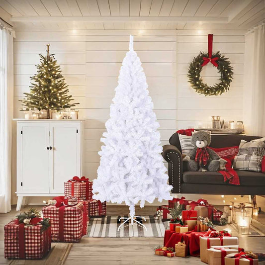 HKH Árvore de Natal Artificial de 620 Ramos com Suporte