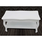 HKH Mesa de Centro com 2 Prateleiras Mdf - Branco
