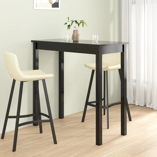 HKH Mesa de Bar em em MDF - Preto