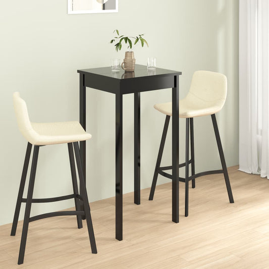 HKH Mesa de Bar em em MDF - Preto