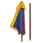 HKH Mesa Piquenique Infantil + Bancos/guarda-sol Madeira Multicor - Multicolor