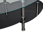 HKH Mesa de Centro com Design Exclusivo - Preto