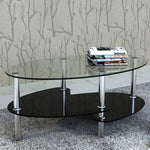 HKH Mesa de Centro com Design Exclusivo - Preto