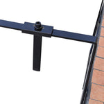 HKH Mesa de Varanda Suspensa Mosaico Terracota - Marrom