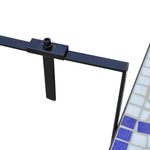 HKH Mesa de Varanda Suspensa Mosaico Azul e Branco - Multicolor