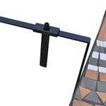 HKH Mesa de Varanda Suspensa Mosaico Terracota e Branco - Marrom