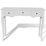 HKH Tocador/Mesa Auxiliar con Tres Cajones - Blanco