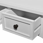 HKH Tocador/Mesa Auxiliar con Tres Cajones - Blanco