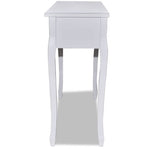 HKH Tocador/Mesa Auxiliar con Tres Cajones - Blanco