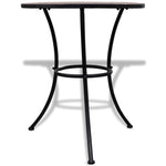 HKH Mesa de Bistrô 60 Cm Mosaico Cor Terracota - Marrom