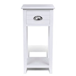 HKH Mesa de Cabeceira com 1 Gaveta - Branco