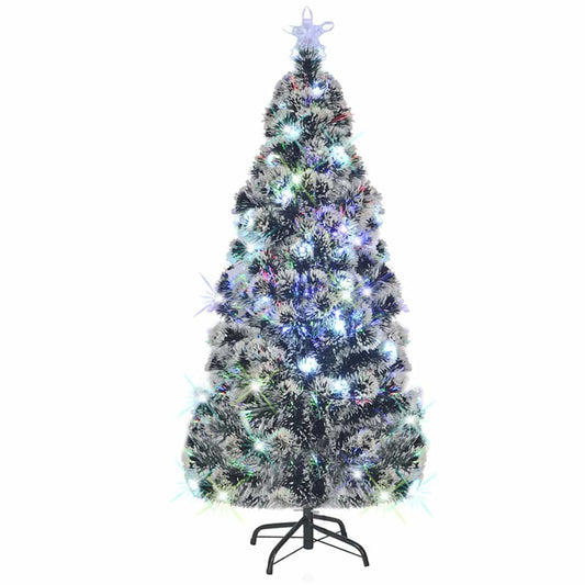 HKH Árvore de Natal Pré-Iluminada com Suporte Fibra Ótica