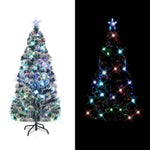 HKH Árvore de Natal Pré-Iluminada com Suporte Fibra Ótica
