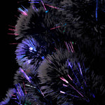 HKH Árvore de Natal Pré-Iluminada com Suporte Fibra Ótica
