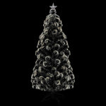 HKH Árvore de Natal Pré-Iluminada em Fibra Ótica com Suporte