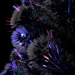 HKH Árvore de Natal Pré-Iluminada em Fibra Ótica com Suporte