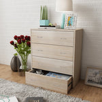HKH Aparador en derivados de madera, Mdf 60 X 30,5 X 71 Cm - Roble