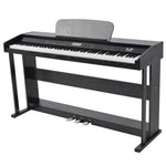 HKH Piano Digital con 88 Teclas y Pedales + Tabla de Melamina Negra