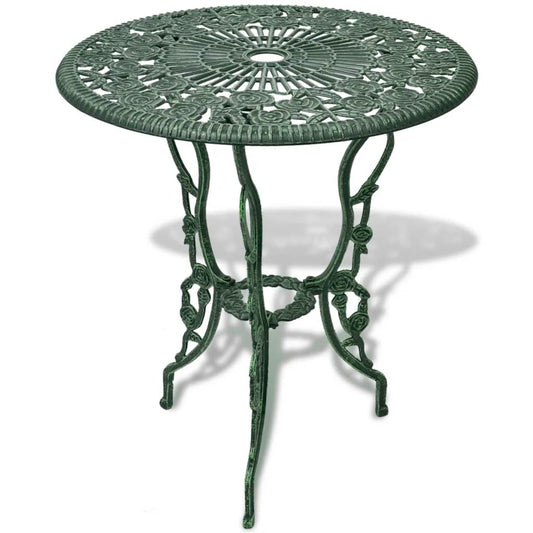 HKH 3 Pcs Conjunto Bistrô Alumínio Fundido - Verde