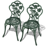 HKH 3 Pcs Conjunto Bistrô Alumínio Fundido - Verde