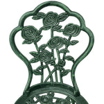 HKH 3 Pcs Conjunto Bistrô Alumínio Fundido - Verde
