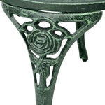 HKH 3 Pcs Conjunto Bistrô Alumínio Fundido - Verde
