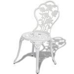 HKH 3 Pcs Conjunto Bistrô Alumínio Fundido - Branco