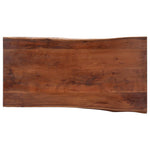 HKH Mesa de Centro com Arestas Vivas Acácia Maciça