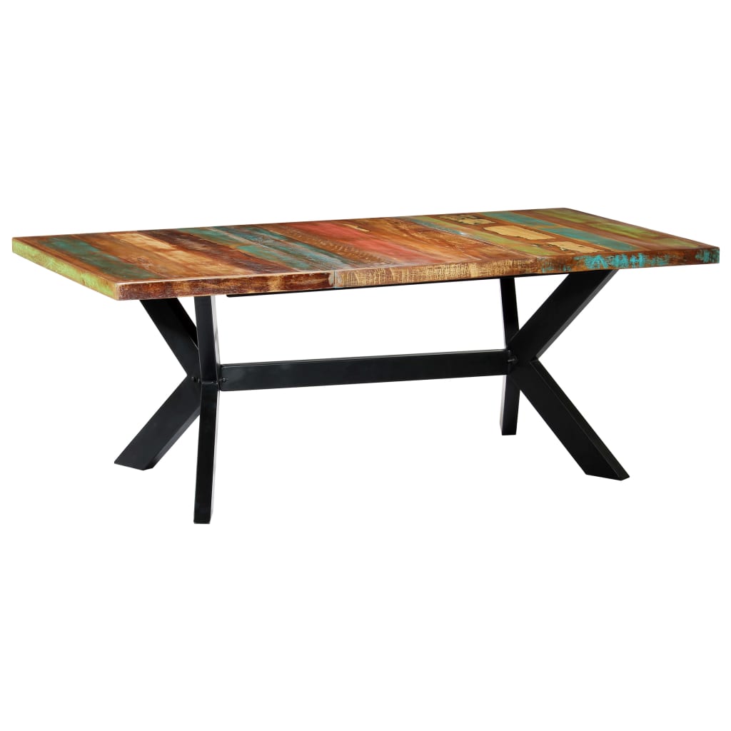 Mesa de comedor HKH de madera maciza recuperada