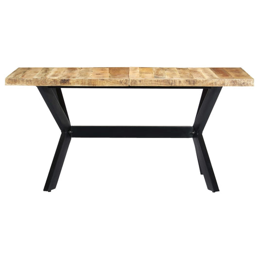 HKH Mesa de Jantar Madeira de Áspera Maciça em Mangueira