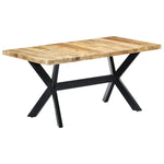 HKH Mesa de Jantar Madeira de Áspera Maciça em Mangueira