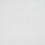 HKH Mesa de Jardim Plástico com Aspeto de Vime - Branco