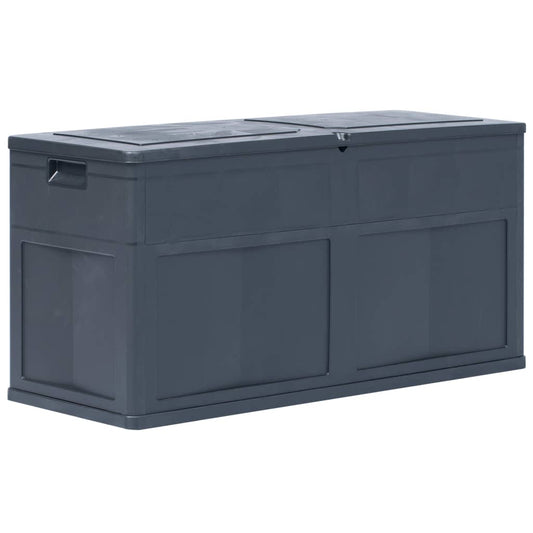 HKH Caixa De Arrumação Para Jardim 320 L - Preto