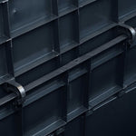 HKH Caixa De Arrumação Para Jardim 320 L - Preto
