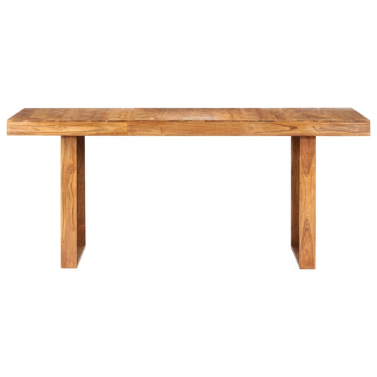 HKH Mesa de Comedor de Madera de Acacia Maciza
