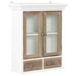 HKH Armario de Pared - 49x22x59 Cm - Blanco