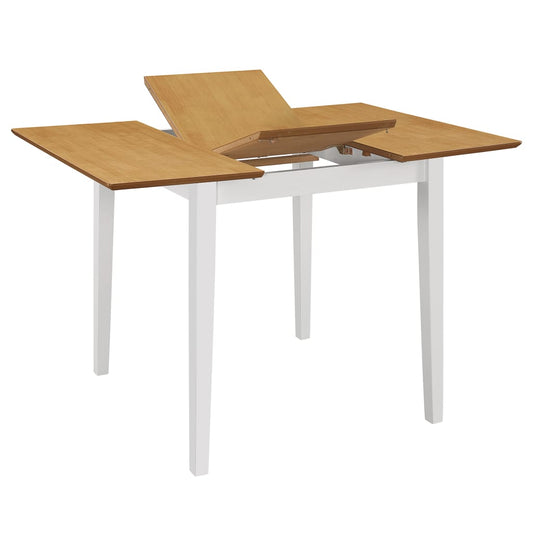 HKH Mesa de Jantar Extensível (80 - 120) em MDF - Branco