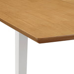 HKH Mesa de Jantar Extensível (80 - 120) em MDF - Branco