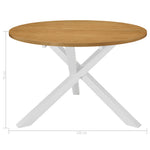 HKH Mesa de Jantar em MDF - Branco