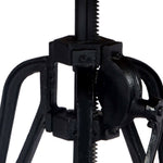 HKH Mesa de Apoyo 60x(46-63) Cm y de Hierro Fundido