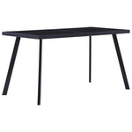 HKH Mesa de Jantar em Vidro Temperado - Preto