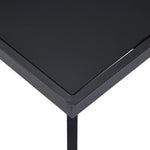 HKH Mesa de Jantar em Vidro Temperado - Preto