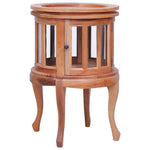 HKH Vitrina de Caoba Color en Madera Maciza - Natural