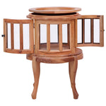 HKH Vitrina de Caoba Color en Madera Maciza - Natural