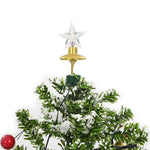 HKH Árvore de Natal com Neve Base Formato Guarda - Chuva - Verde