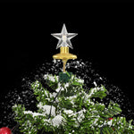 HKH Árvore de Natal com Neve Base Formato Guarda - Chuva - Verde